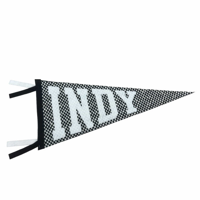 Checkered Indy Pennant Flag