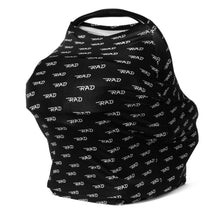 Load image into Gallery viewer, RAD MULTI-USE COVER FOR INFANT NURSING - BLACK