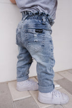 Load image into Gallery viewer, Paperbag Waist Denim - Light Wash