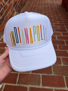Colorful Indianapolis Trucker Hat