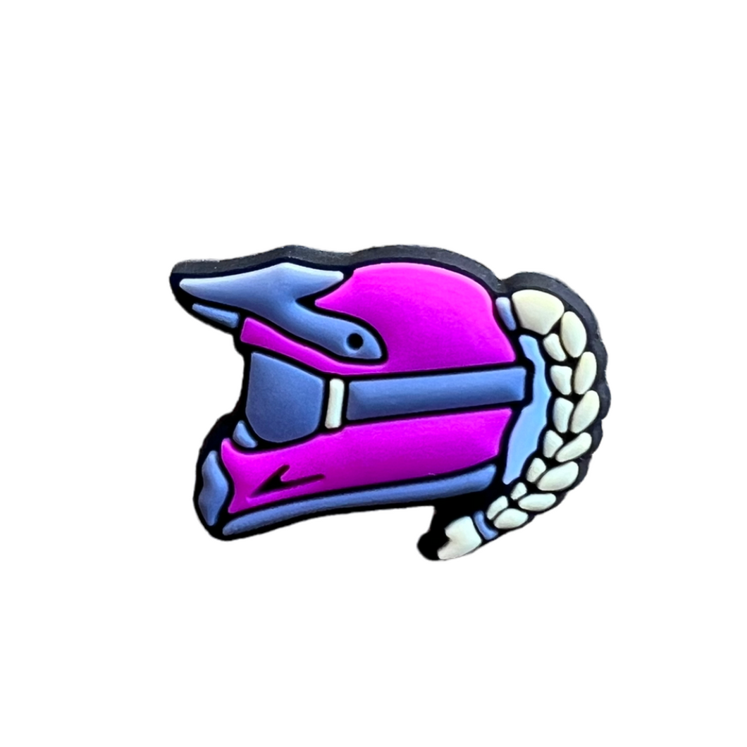 Moto Girl Croc Charm