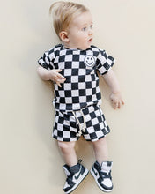 Load image into Gallery viewer, Checkered Shorts Set | Black