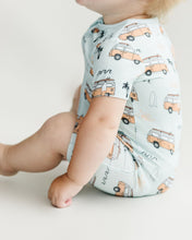 Load image into Gallery viewer, Bamboo Shorty Romper | Retro Beach