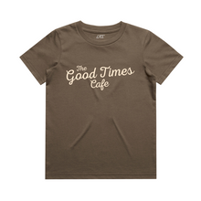 Load image into Gallery viewer, THE GOOD TIMES CAFE TEE - BROWN