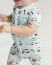 Load image into Gallery viewer, Bamboo Shorty Romper | Retro Beach
