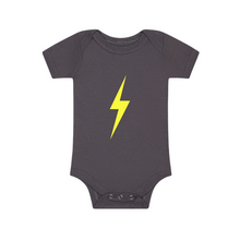 Load image into Gallery viewer, THE SPARK NEON YELLOW ONESIE - GREY