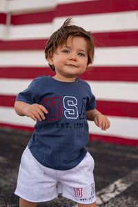 USA Tee - Navy