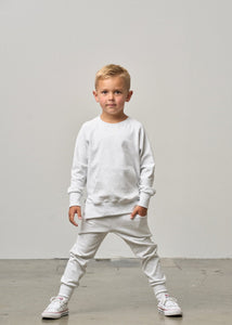 Pocket Pullover - Light Heather Grey