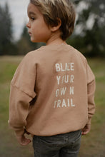 Load image into Gallery viewer, Tan Blaze Your Own Trail Pullover