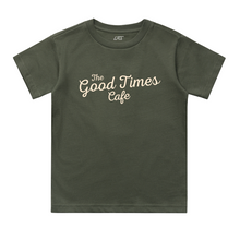 Load image into Gallery viewer, THE GOOD TIMES CAFE TEE - OLIVE