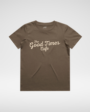 Load image into Gallery viewer, THE GOOD TIMES CAFE TEE - BROWN