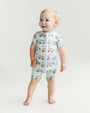 Load image into Gallery viewer, Bamboo Shorty Romper | Retro Beach