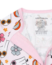 Load image into Gallery viewer, Bamboo Zip Romper | Retro Ghost