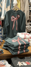Load image into Gallery viewer, Christmas Bow Sweatshirt (or tshirt / long sleeve)