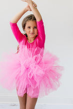 Load image into Gallery viewer, Hot Pink 3/4 Tutu Leotard