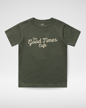 Load image into Gallery viewer, THE GOOD TIMES CAFE TEE - OLIVE