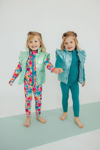 Load image into Gallery viewer, Mint Iridescent Puffer Vest