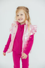 Load image into Gallery viewer, Pink Iridescent Puffer Vest