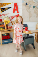 Load image into Gallery viewer, An Apple a Day 3/4 Sleeve Pocket Twirl Dress