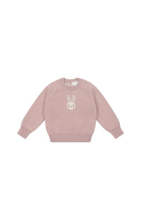 Bunny Sweater - powder pink