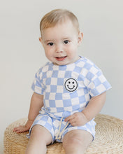 Load image into Gallery viewer, Checkered Shorts Set | Blue