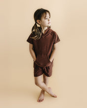 Load image into Gallery viewer, Terry Cargo Shorts Set | Chocolate