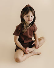 Load image into Gallery viewer, Terry Cargo Shorts Set | Chocolate
