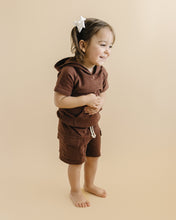 Load image into Gallery viewer, Terry Cargo Shorts Set | Chocolate
