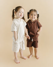Load image into Gallery viewer, Terry Cargo Shorts Set | Chocolate