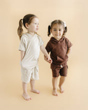 Load image into Gallery viewer, Terry Cargo Shorts Set | Chocolate