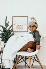 Load image into Gallery viewer, Tan Check Beanie