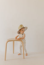 Load image into Gallery viewer, Straw Hat | Checkerboard