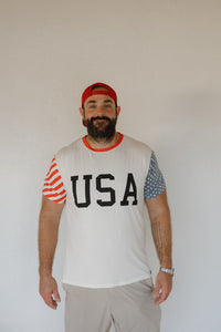 Adult Bamboo T-Shirt | Stars & Stripes