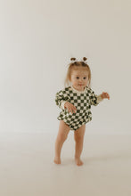 Load image into Gallery viewer, Sweatshirt Romper | Lucky