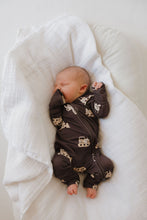 Load image into Gallery viewer, Bamboo Zip Pajamas | Bulldozer