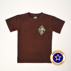 COCOA BEACH TEE - DARK BROWN