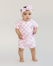 Load image into Gallery viewer, Checkered Shorts Set | Pink