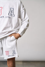 Load image into Gallery viewer, USA Lightweight Crewneck - Heather Grey