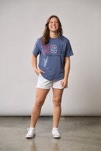 Load image into Gallery viewer, Adult USA Raw Edge Sweatshort - Heather Grey