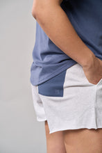 Load image into Gallery viewer, Adult USA Raw Edge Sweatshort - Heather Grey