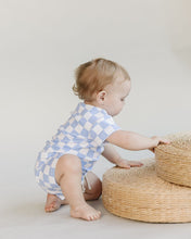Load image into Gallery viewer, Checkered Shorts Set | Blue