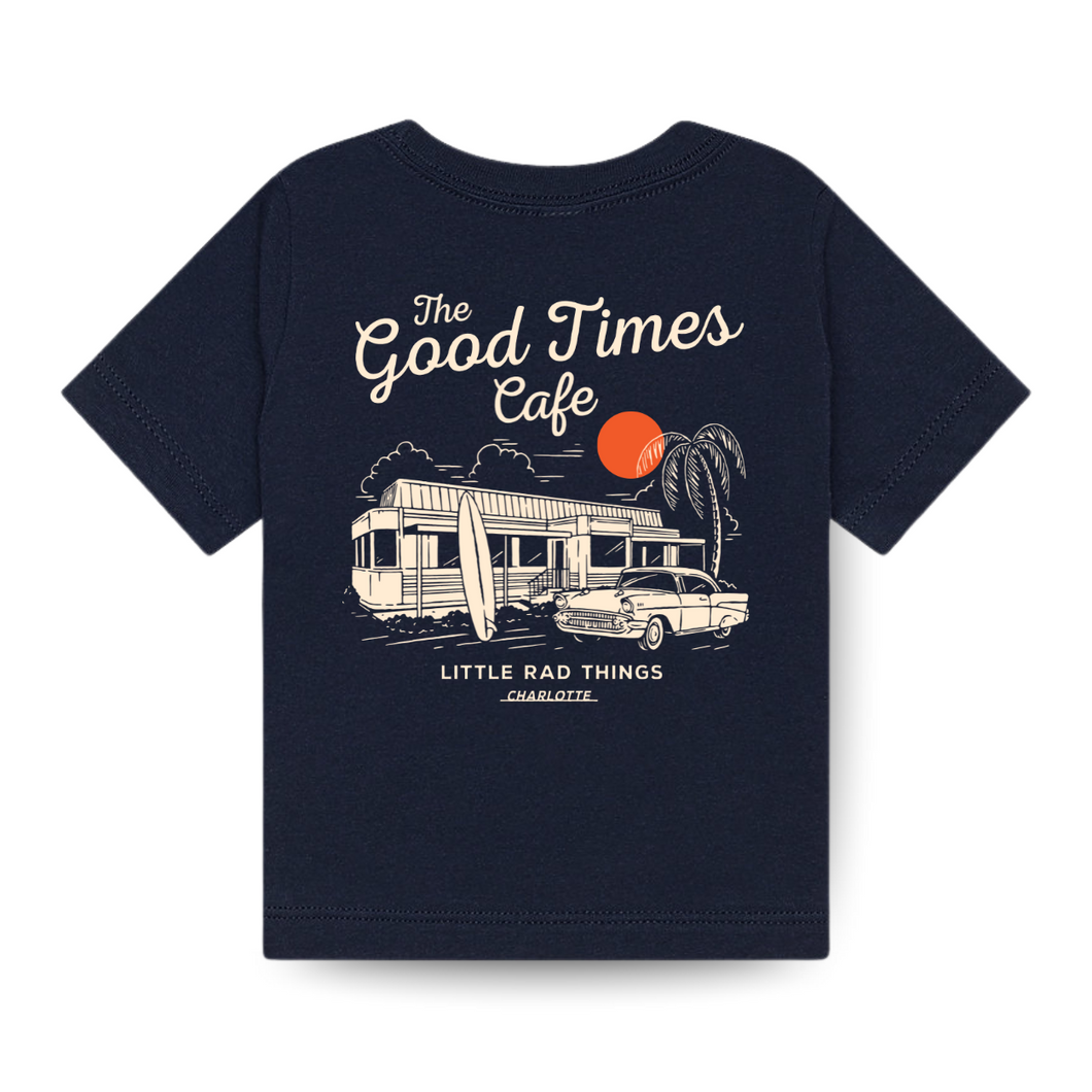 [LIMITED EDITION] THE GOOD TIMES CAFE TEE - NAVY