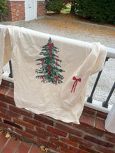 Load image into Gallery viewer, Bow Sleeve Tree Long Sleeve