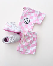 Load image into Gallery viewer, Checkered Shorts Set | Pink