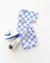 Load image into Gallery viewer, Checkered Shorts Set | Blue