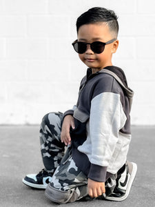 Block Pocket Hoodie