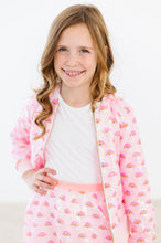 Load image into Gallery viewer, Pink Rainbow Sequin Jacket