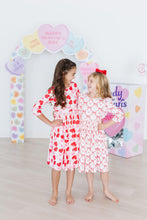 Load image into Gallery viewer, Be Mine 3/4 Sleeve Pocket Twirl Dress