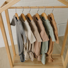 Load image into Gallery viewer, Vanilla Organic Cotton Ribbed Zipper
