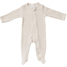 Load image into Gallery viewer, Vanilla Organic Cotton Ribbed Zipper